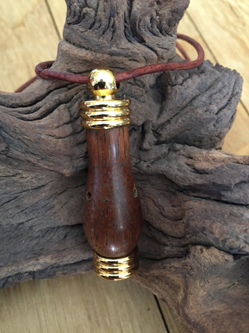 Essential Oil Necklace Pendant Diffuser - Teardrop Style Gold